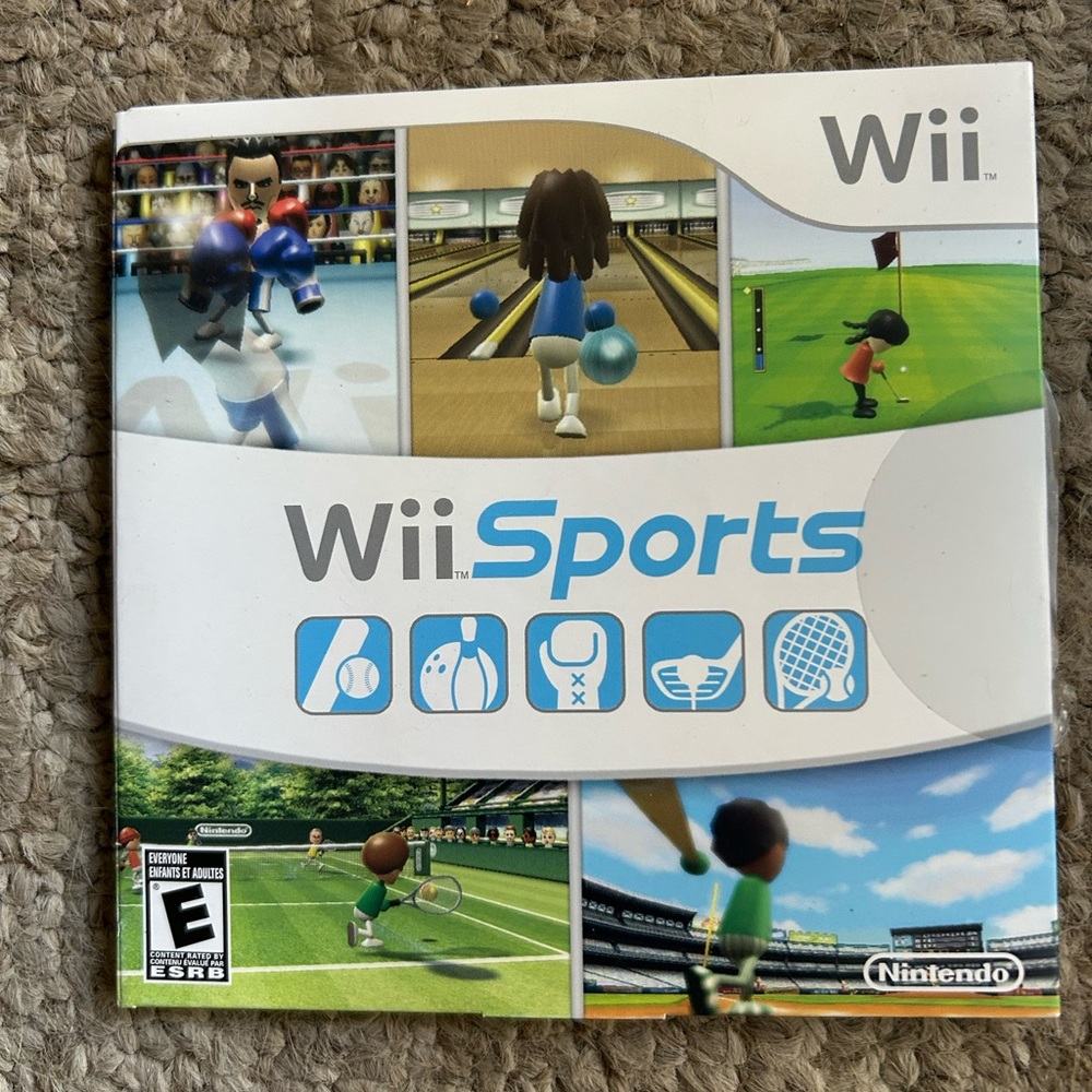 Nintendo Wii Sports Game White Edition
